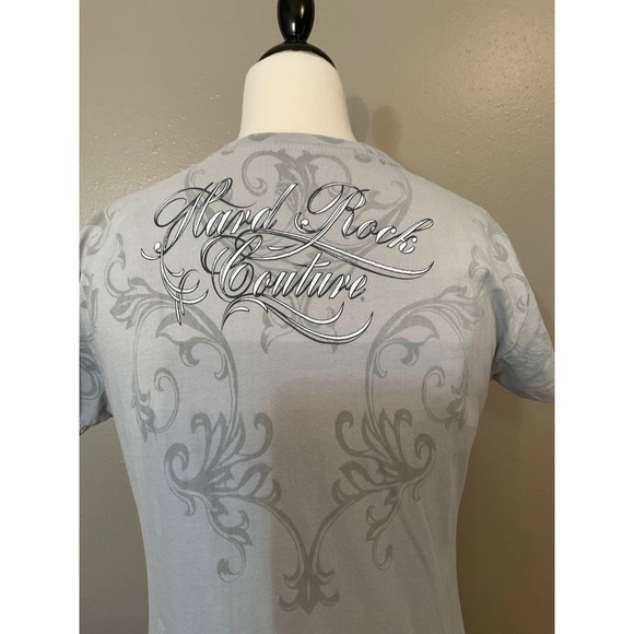 Women's Medium Grey Hard Rock Cafe T-Shirt Boston - Picture 4 of 6